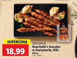 Lidl Kręciołki z boczku Grill&Fun oferta