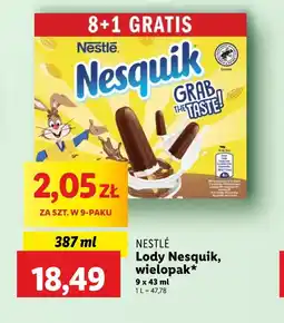 Lidl Lody Nestle oferta