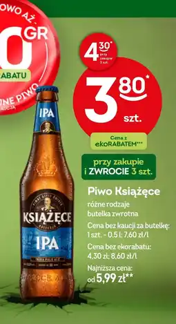 Żabka Piwo Książęce oferta