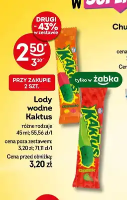 Żabka Lody Kaktus oferta