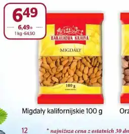Społem Migdały kalifornijskie Bakaliowa Kraina oferta