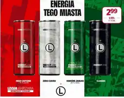 Społem Legia Warszawa Energy Drink oferta