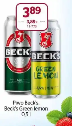 Społem Piwo Beck's, Beck's Green lemon oferta