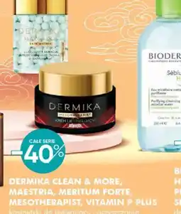 SuperPharm Dermika Clean & More, Maestria, Meritum Forte, Mesotherapist, Vitamin P Plus oferta