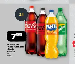 Netto Coca-Cola, Coca-Cola Zero, Fanta, Sprite oferta