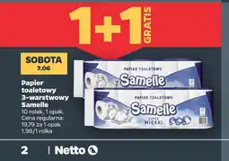 Netto Papier toaletowy 3-warstwowy Samelle oferta