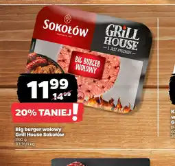 Netto Big burger wołowy Grill House Sokołów oferta