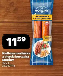 Netto Kiełbasa morlińska z piersią kurczaka Morliny oferta