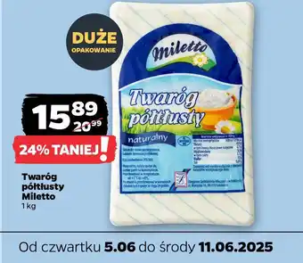 Netto Twaróg półtłusty Miletto oferta