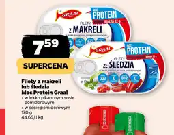 Netto Filety z makreli lub śledzia Moc Protein Graal oferta