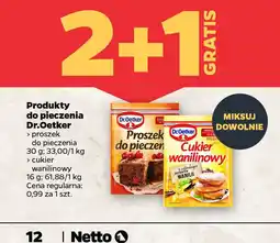 Netto Produkty do pieczenia Dr. Oetker oferta