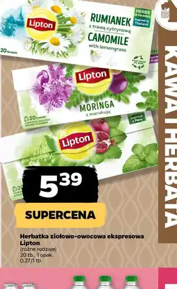 Netto Herbatka ziołowo-owocowa ekspresowa Lipton oferta