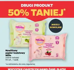 Netto Nawilżany papier toaletowy Millu oferta
