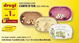 Biedronka Wszystkie lody Carte D'Or, 825 - 1000 ml oferta
