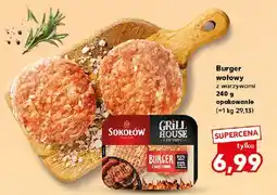 Kaufland Burger z warzywami Sokołów Grill House oferta