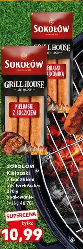 Kaufland Kiełbaski z karkówką Sokołów Grill House oferta