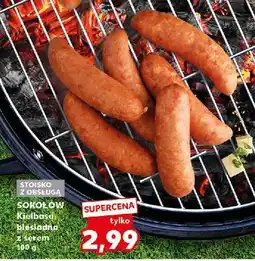Kaufland Kiełbasa biesiadna z serem Sokołów oferta
