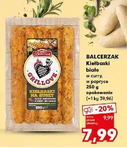 Kaufland Kiełbaski białe w papryce Balcerzak oferta