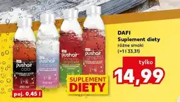 Kaufland Syrop pushair biała oranżada Dafi oferta