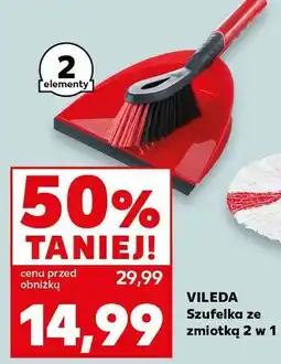Kaufland Szufelka ze zmiotką 2w1 Vileda oferta