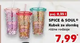Kaufland Kubek ze słomką 350 ml Spice&Soul oferta
