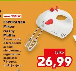 Kaufland Mikser ręczny muffin Esperanza oferta