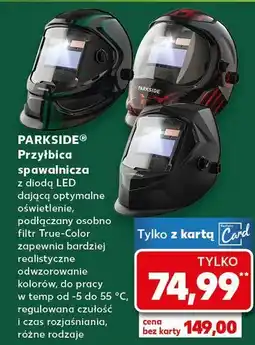 Kaufland Przyłbica spawalnicza Parkside oferta