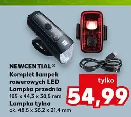 Kaufland Zestaw lampek rowerowych Newcential oferta