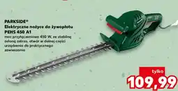 Kaufland Nożyce elektryczne do żywopłotu 450 w Parkside oferta