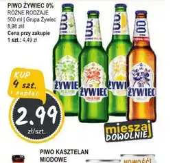 Słoneczko Piwo Zywiec 0% oferta