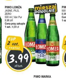 Słoneczko Piwo Lomża oferta