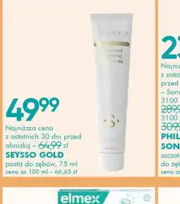 SuperPharm Pasta do zębów SeySSO Gold oferta