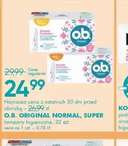 SuperPharm Tampony O.B. Original Normal, Super oferta