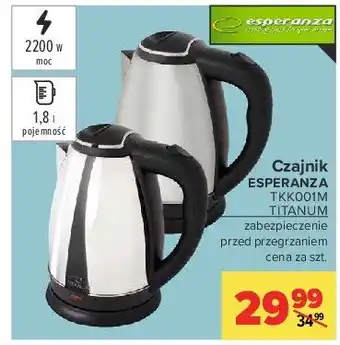 Carrefour Czajnik elektryczny ttk001m 1 SZT oferta