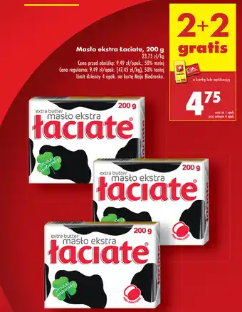 Biedronka Masło ekstra Łaciate oferta