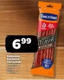 Netto Kabanosy drobiowe Tarczyński Exclusive oferta