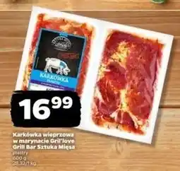 Netto Karkówka w marynacie grillowej Sztuka Mięsa Netto oferta