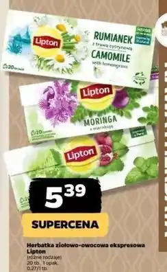Netto Herbatka rumianek z trawą cytrynową Lipton Zioła Świata oferta