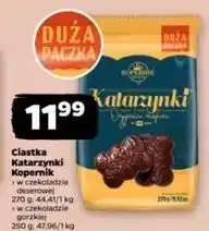 Netto Pierniki w gorzkiej czekoladzie 72% Kopernik Katarzynki oferta