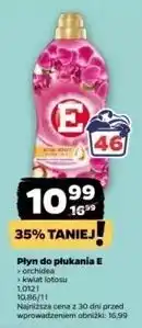 Netto Płyn do płukania kwiat lotosu i migdał E Aromatherapy oferta