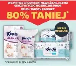 Netto Chusteczki nawilżane water Cleanic Kindii oferta