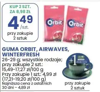 Stokrotka Market Guma Orbit, Airwaves, Winterfresh oferta
