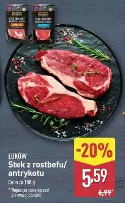 ALDI ŁUKÓW Stek z rostbefu/antrykotu oferta