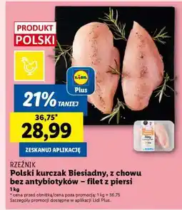 Lidl Polski kurczak Biesiadny, z chowu bez antybiotyków – filet z piersi oferta