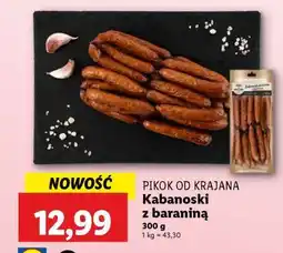 Lidl Kabanoski z baraniną oferta