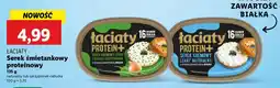 Lidl Łaciaty Serek śmietankowy proteinowy oferta