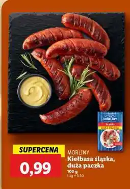 Lidl Kiełbasa ślaska duza paczka oferta
