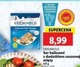 Lidl ERIDANOUS Ser halloumi z dodatkiem suszonej mięty oferta
