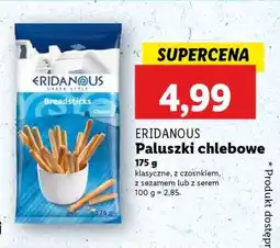 Lidl ERIDANOUS Paluszki chlebowe oferta