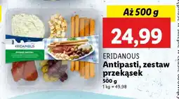 Lidl ERIDANOUS Antipasti, zestaw przekąsek oferta